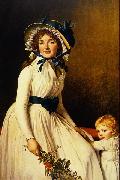 Portrait of Madame Seriziat and her son, Jacques-Louis David